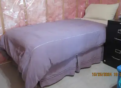 1 Twin Bed - With Bedding - Like New, View more