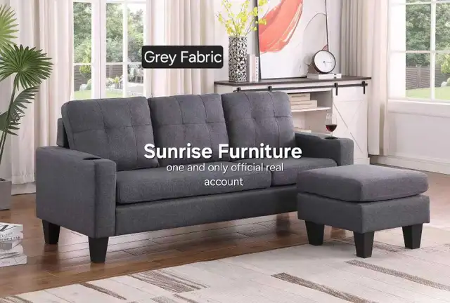 Sectional Couch Sectional Sofa 3 Seater Sofa L Shape Sofa Couch in Couches & Futons in Mississauga / Peel Region - Image 9