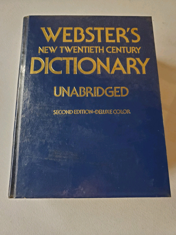 Dictionary,Webster' New Twentieth Century Dictionary Unabridged  in Textbooks in Mississauga / Peel Region
