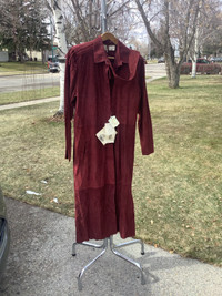 Beged -Or Ltd Suede Leather Coat NOS with Original Tags Size 8