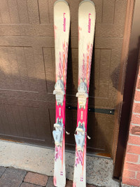 Girls Elan skis and Nordica boots