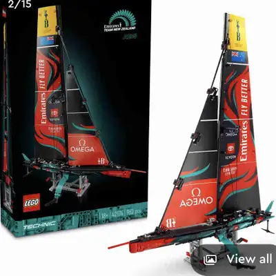 Lego Emirates Team New Zealand AC75 Yacht, View more