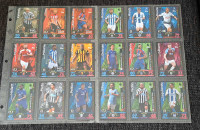 Soccer cards Match attack lot