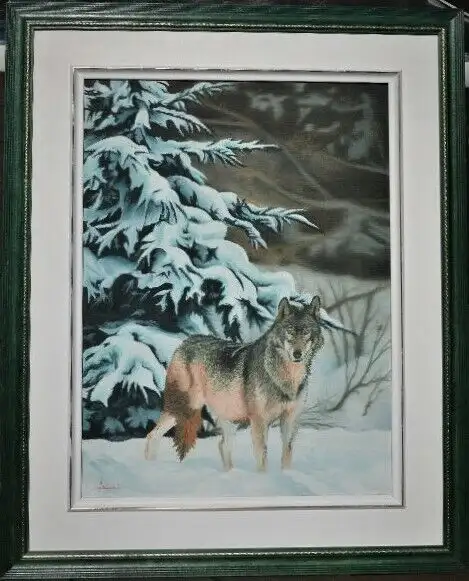 LARGE ROBERT LECLERC ACRILIC ON CANVAS MINT SIGNED in Arts & Collectibles in Gatineau - Image 4