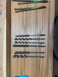 Assorted Wood Auger Bits