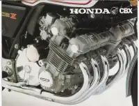 1979 Honda CBX Dealer Showroom Brochure 79