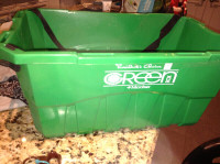 Perfect condition green bins for sale