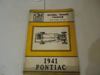 1941 Pontiac GM National Training Program Manual. Can Mail, View more