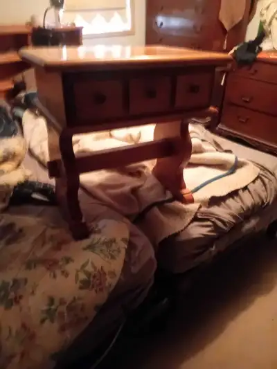 Wooden Side Table for 2, View more