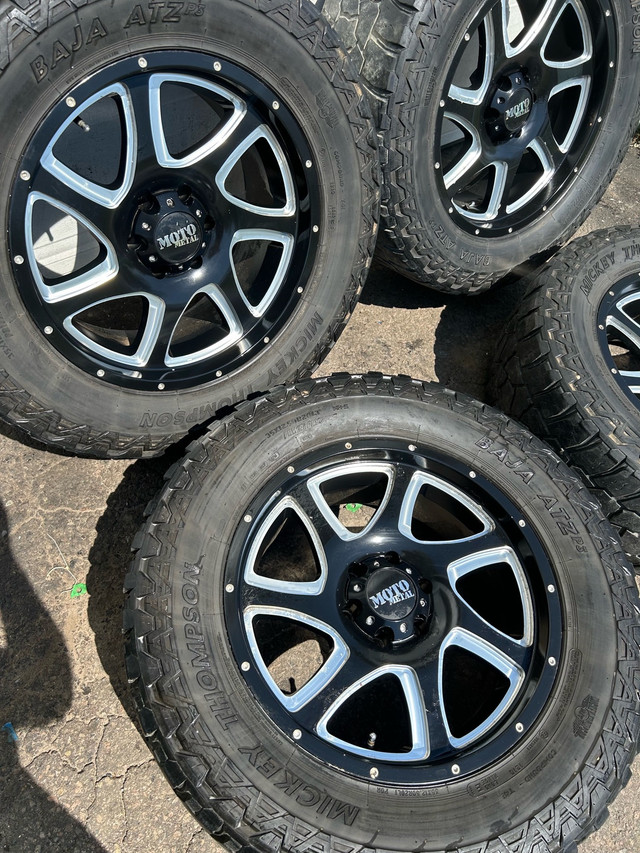 20 inch wheels , 6x135 ford f150 + tires in Tires & Rims in Pembroke - Image 3