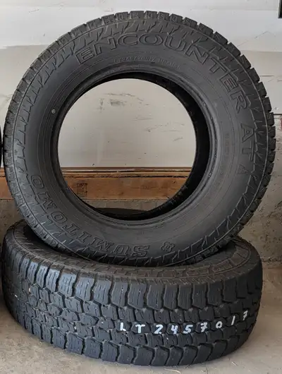 LT245 70 R17 M+S Sumitomo Encounter snowflake rated