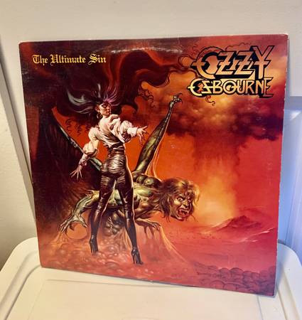 Ozzy Osbourne ‎– The Ultimate Sin - CBS – OZ 40026 - LP, US 1986 in CDs, DVDs & Blu-ray in Burnaby/New Westminster