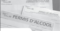 Permis d'Alcool et/ou Terrace: Tel 514 831 5894