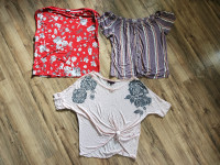 Women's tops (only $10 for ALL 3!) *ideal for spring and summer*