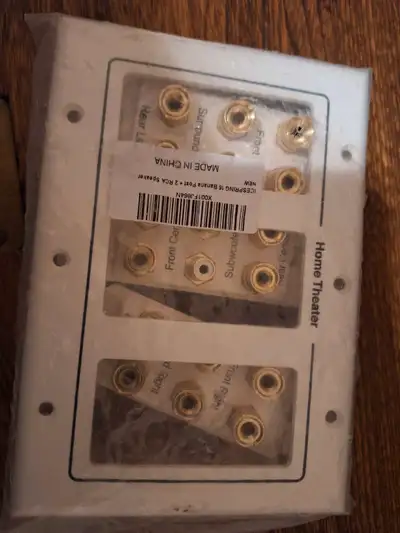 Home theater wall plate, View more