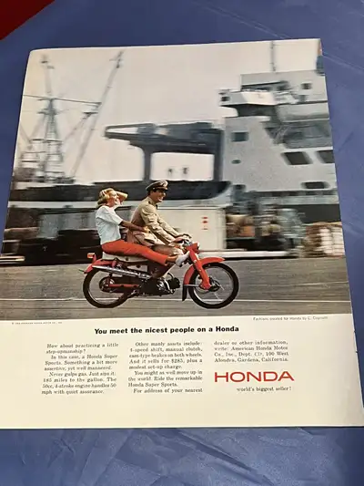 1964 Honda Super Sports Original Ad, View more