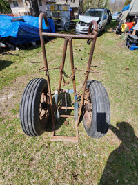 Welding Tanks Cylinders Rolling Dolly With Big 16 Inch Wheels