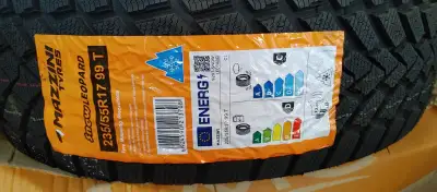 These Mazzini Snow Leopard winter tires, sized 235/55R17 99T, are in brand new condition and ready t...