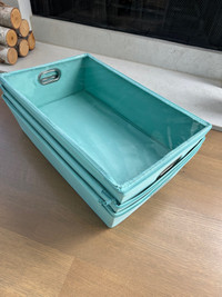 Storage Bins with Zippered Covers