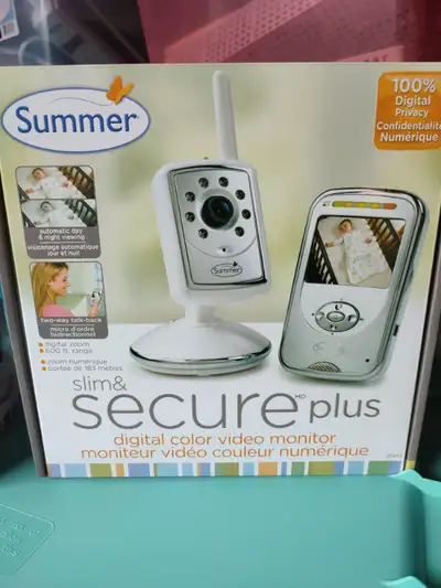 Summer infant slim & secure plus baby monitor, View more