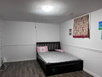 2 Bedrooms available to be rented in the basement of a newly renovated bungalow. Available to be ren...