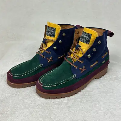 Polo Ralph Lauren Ranger Mid Suede & Corduroy Boots - Like New!, View more