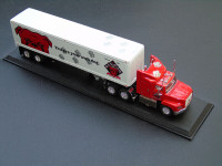 Red Dog Ford Aeromax Tractor Trailer (1:100 Matchbox replica)