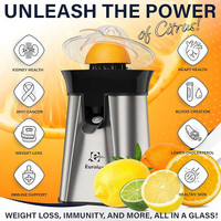 Eurolux stainless steel electric juicer, new in box
