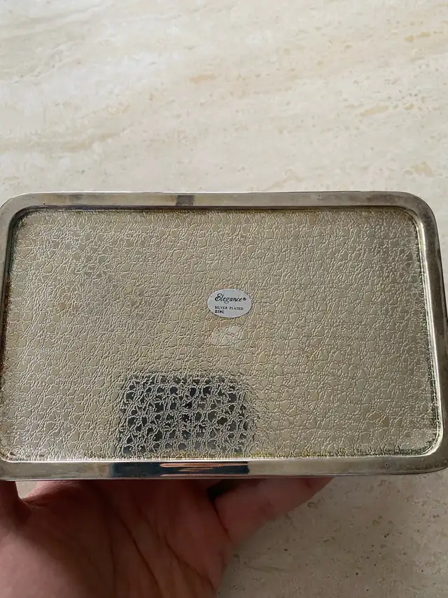 Vintage Silver Jewelry + Heavy Silver Plated Box in Jewellery & Watches in City of Toronto - Image 4