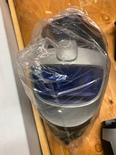 3M Adflo Air filtered purification welding helmet package 3 helmets, one used, two brand new in the...