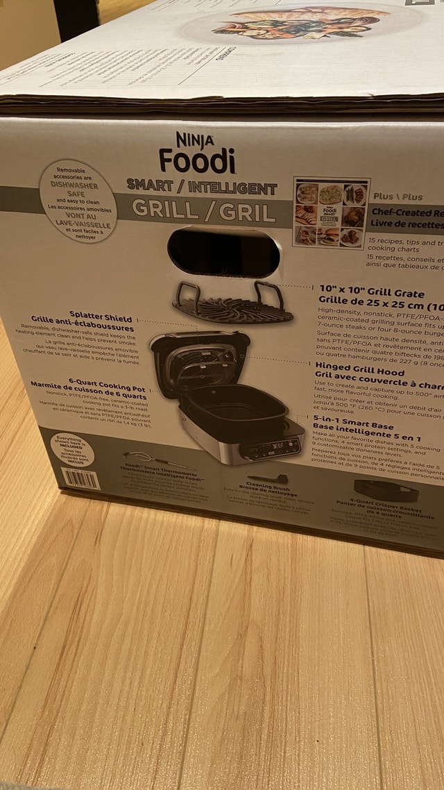 400 Ninja Foodi Smart grill selling for 250 Microwaves & Cookers