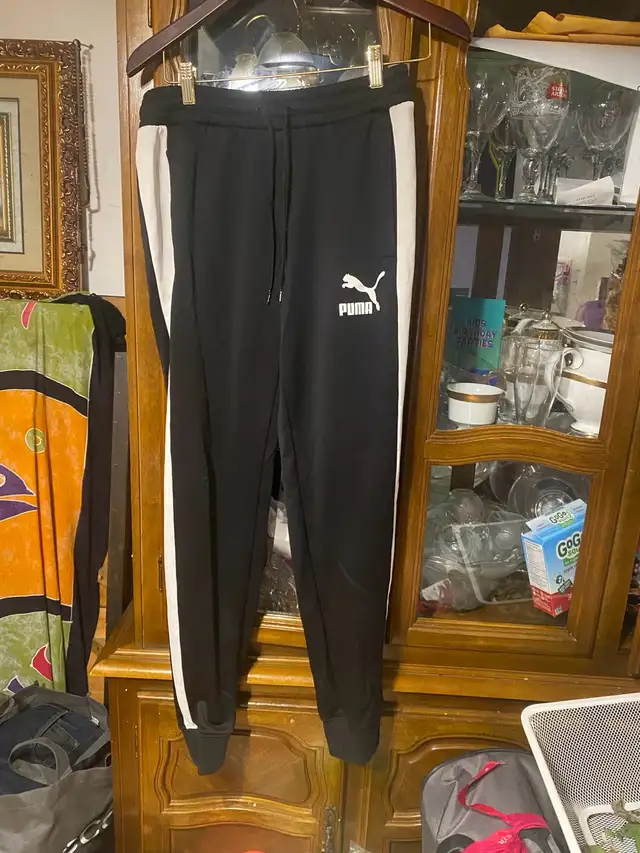 Men’s Black puma pants63848995351169121
