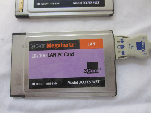 3Com MHz 10/100 LAN CardBus Networking PC Card and dongle in Networking in Kingston - Image 4