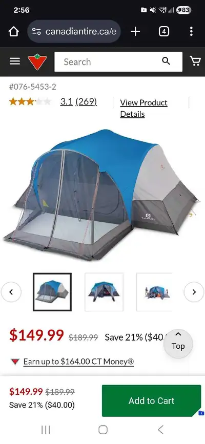Coleman 8 Person Tent, View more