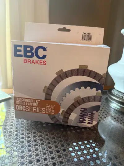 Completely new EBC DRC168 clutch rebuild kit for the KLR 650. $270 + tax new from fortnine. Installe...