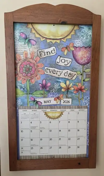 Cadre en bois rustique pour calendrier, View more
