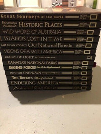 National Geographic Series - 13 Hard Cover Books. MINT condition