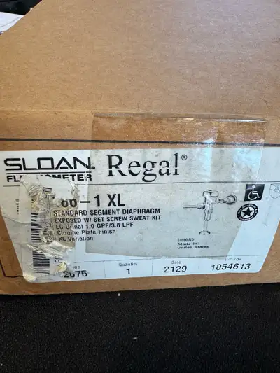 sloan urinal flusher , View more