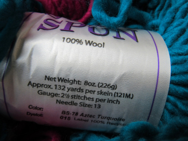 Burly Spun Yarn 1+ Skein Brown Sheep Co 100% Wool Bulky USA in Hobbies & Crafts in City of Toronto - Image 3