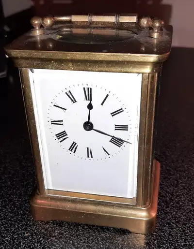This beautiful solid Victorian Vintage Style Clock. Needs some TLC, polishing, cleaning. No travel C...