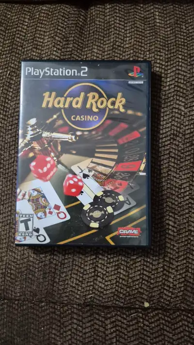 Offering the PlayStation 2 game, Hard Rock Casino. This game is in good condition and ready to provi...
