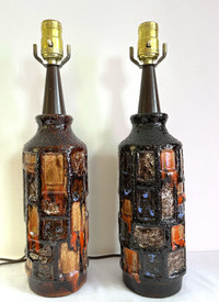 Mid Century Modern Maurice Chalvignac Lamps - Set of 2