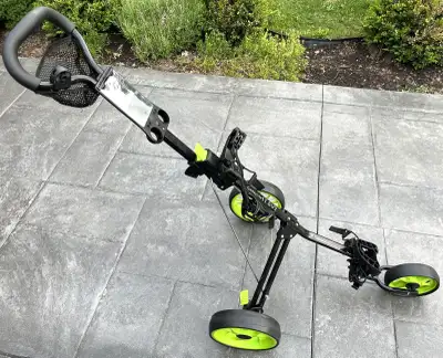 New, Caddy Lite 3-wheel golf push cart, View more