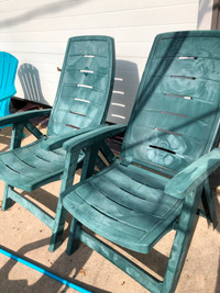 Outside Plastic Patio chairs