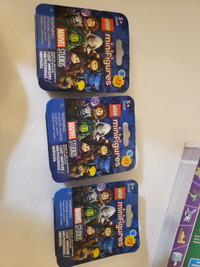 New Lego Marvel minifigures x 3