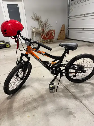 20” kids bike + helmet, View more