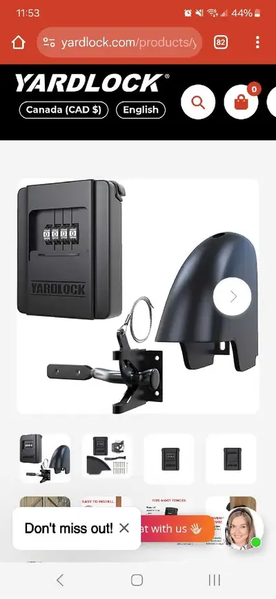 Yardlock backyard gate lock, View more