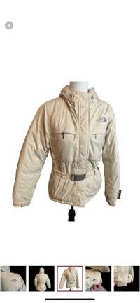 The North Face Hyvent Ladies Ivory Down Filled Parka / Size M