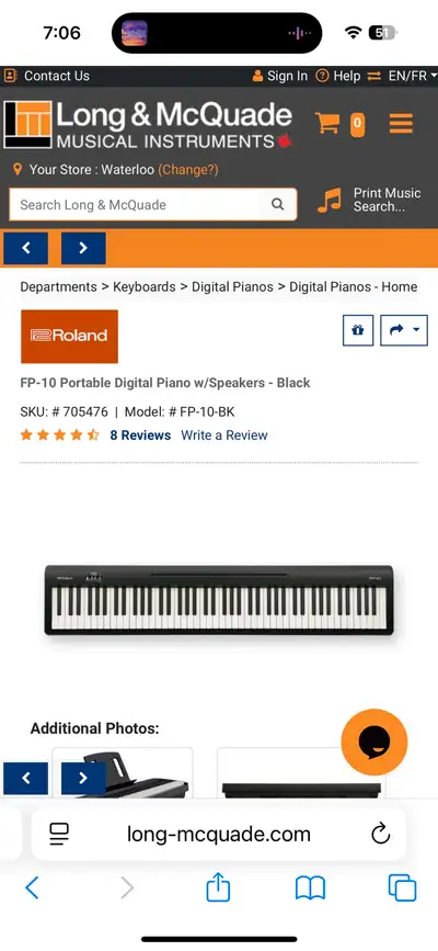 Roland FP-10 Digital Piano Package , View more