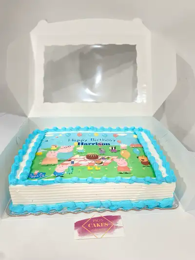 Slab Cakes GTA Photo cake Edible print  image 30 servings, View more